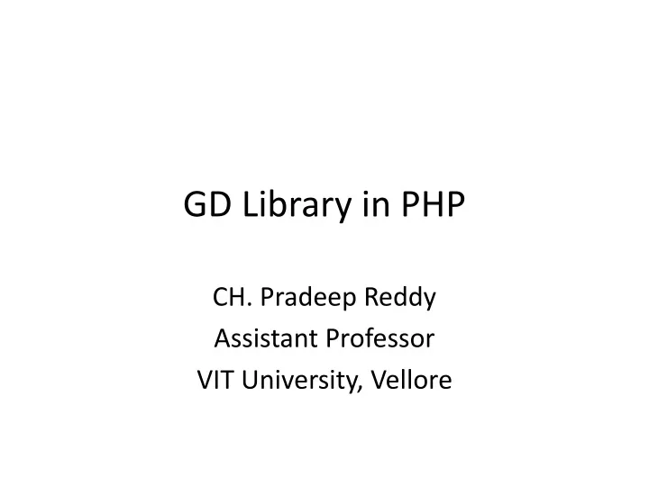 gd library in php