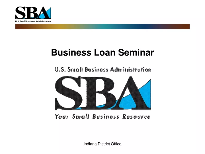 business loan seminar