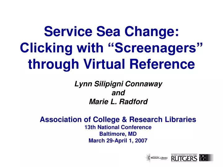 service sea change clicking with screenagers through virtual reference