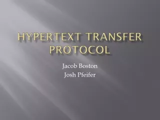 HyperText  Transfer Protocol