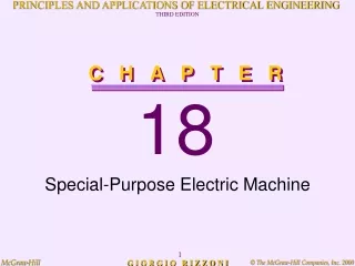 Special-Purpose Electric Machine