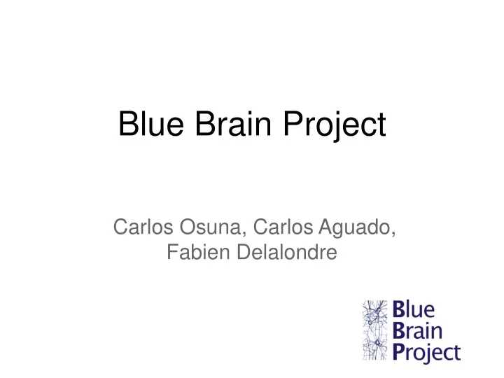 blue brain project