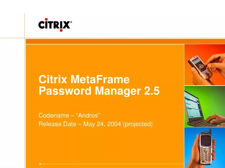 citrix metaframe password manager 2 5
