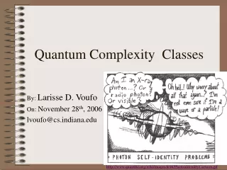 Quantum Complexity  Classes
