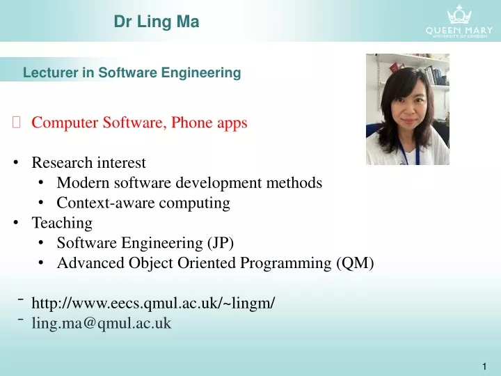 dr ling ma