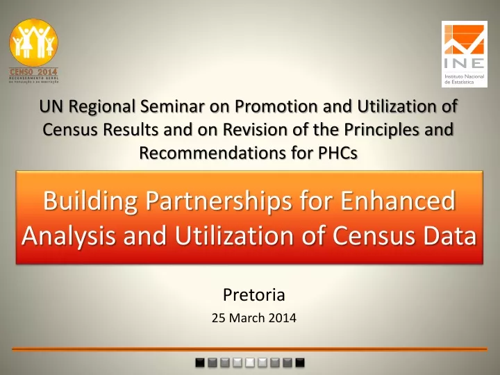 building partnerships for enhanced analysis and utilization of census data