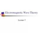 Electromagnetic Wave Theory