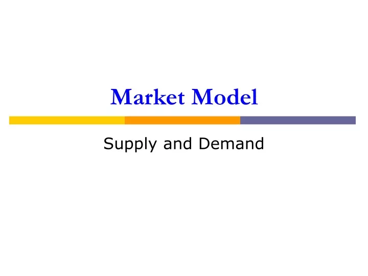 market model