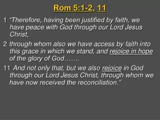 Rom 5:1-2 ,  11