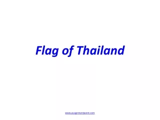 Flag of T hailand