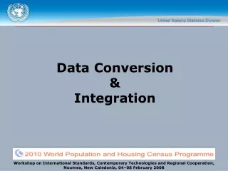 Data Conversion  &amp;  Integration