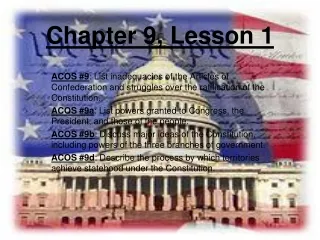 Chapter 9, Lesson 1