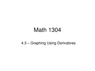 Math 1304
