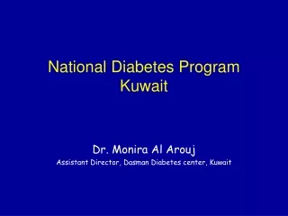 National Diabetes Program Kuwait