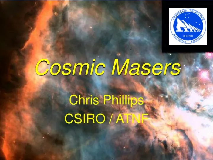 cosmic masers