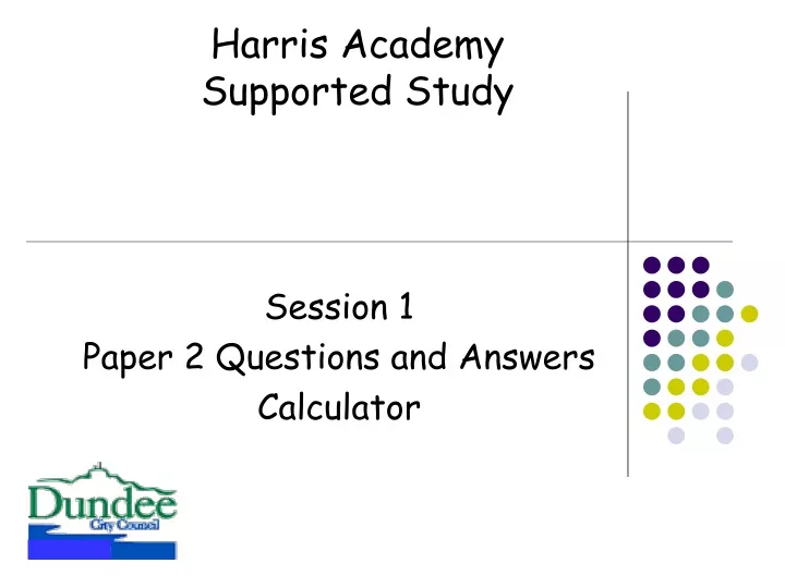 session 1 paper 2 questions and answers calculator