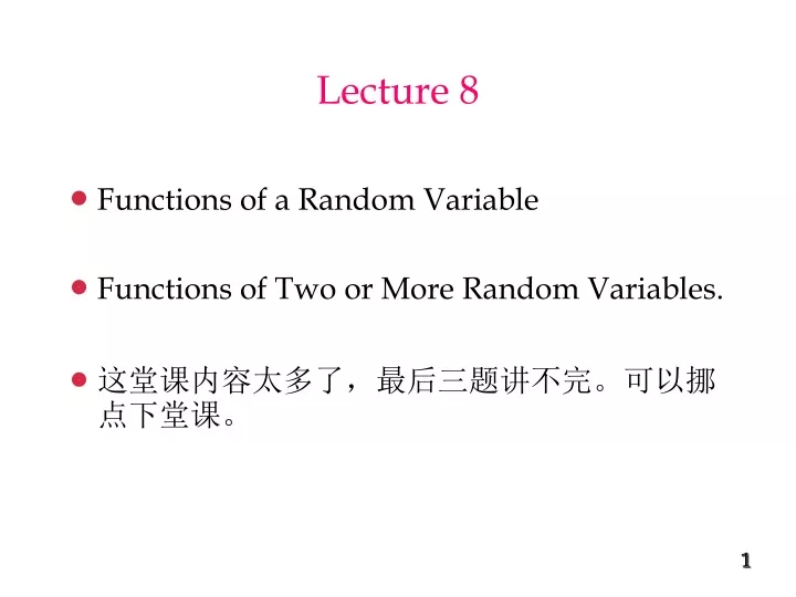 lecture 8