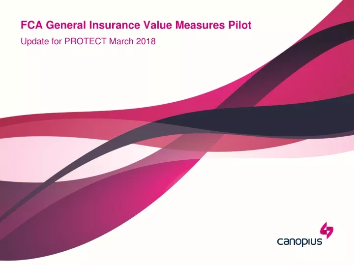 fca general insurance value measures pilot