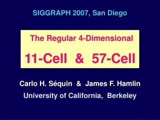 SIGGRAPH 2007, San Diego