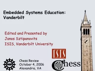 Embedded Systems Education: Vanderbilt