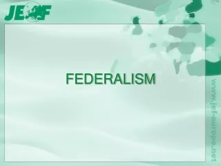 FEDERALISM