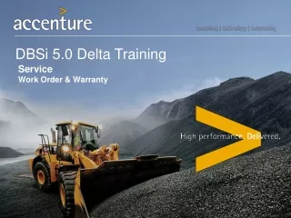 DBSi 5.0 Delta Training
