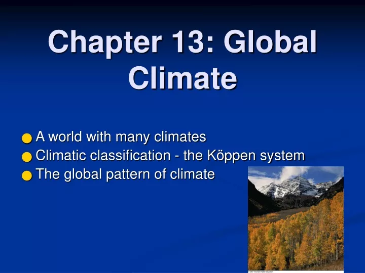 chapter 13 global climate