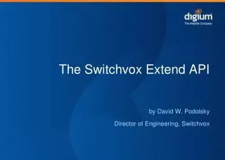 The Switchvox Extend API