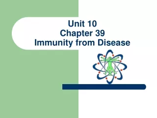 Unit 10 Chapter 39 Immunity from Disease
