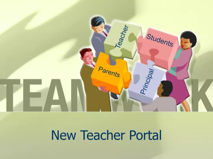new teacher portal