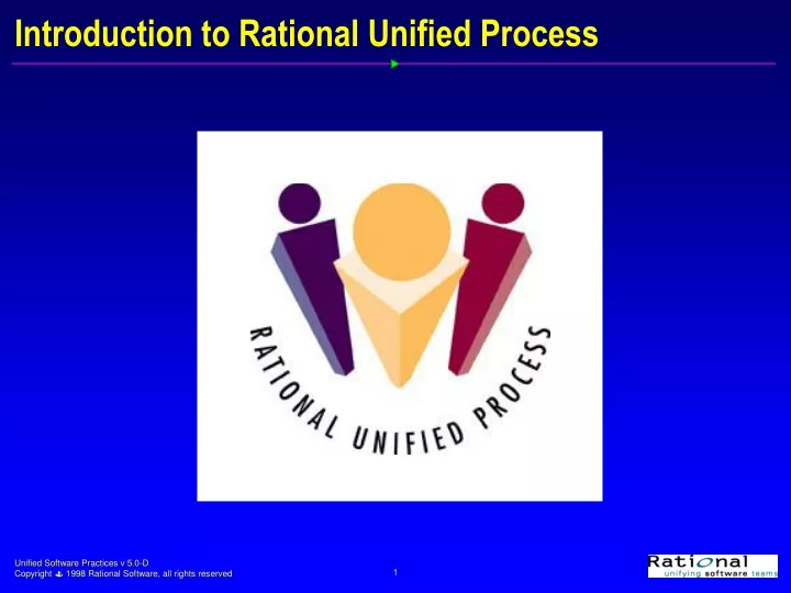 introduction to rational unified process