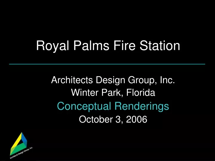 royal palms fire station