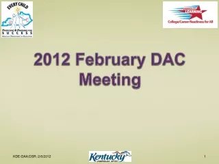 2012 February DAC Meeting