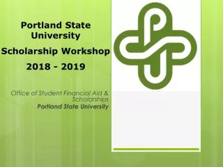 Office of Student Financial Aid &amp; Scholarships Portland State University