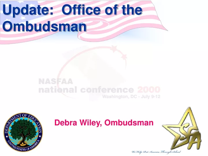 update office of the ombudsman debra wiley