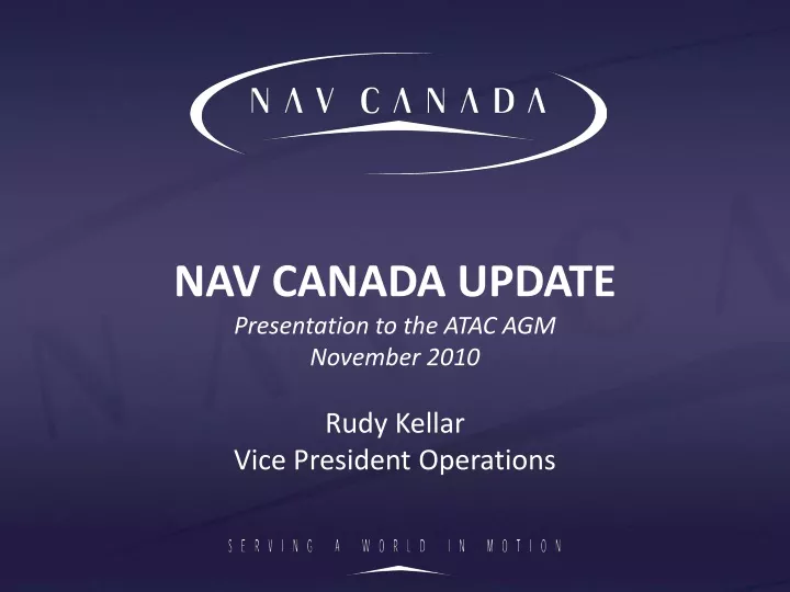 nav canada update presentation to the atac