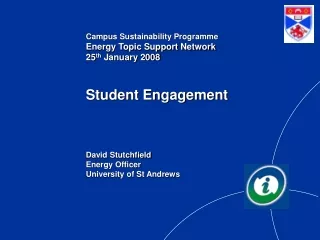Environment and Energy Team involvement with students: