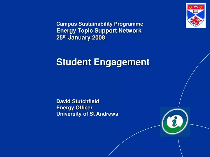campus sustainability programme energy topic