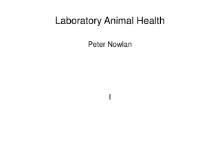 Laboratory Animal Health