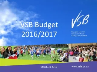 VSB Budget 2016/2017