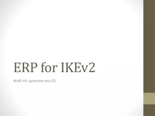 ERP for IKEv2