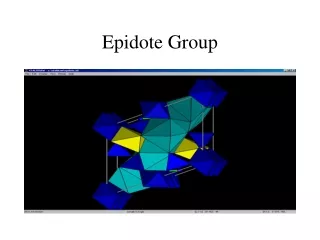 Epidote Group