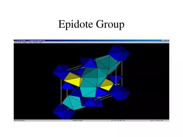 epidote group