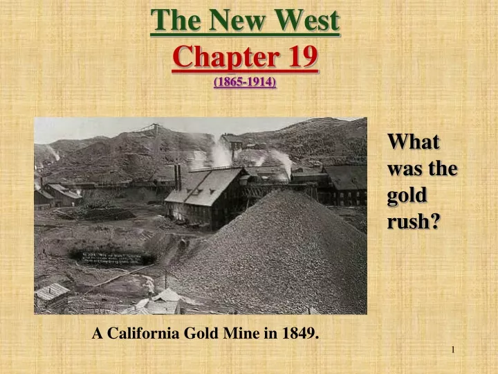 the new west chapter 19 1865 1914