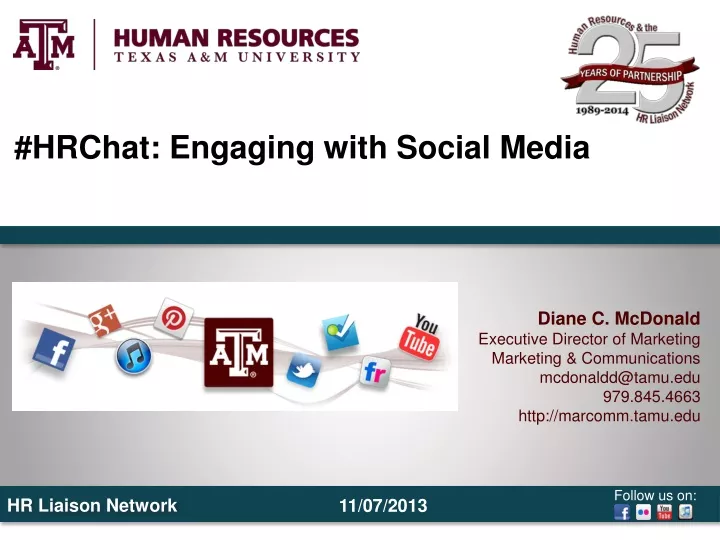 hrchat engaging with social media