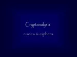 Simple Substitution Ciphers: Explore Cryptanalysis Techniques - slide 1