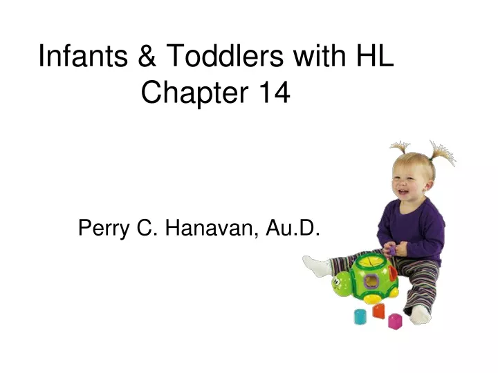 infants toddlers with hl chapter 14