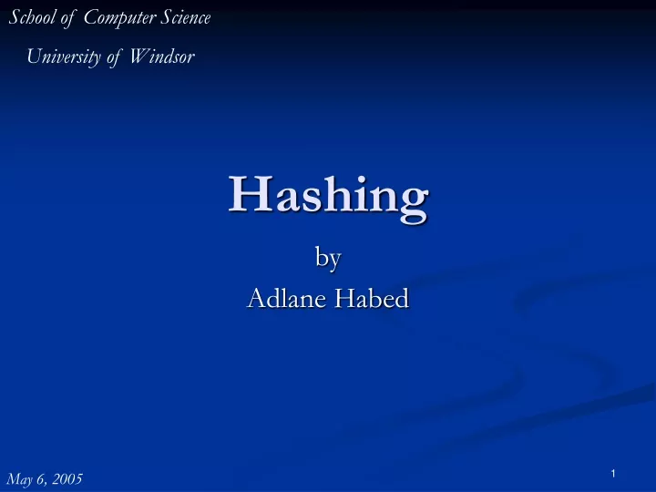 hashing