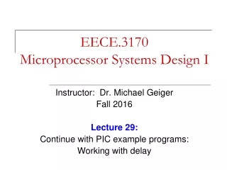 EECE.3170 Microprocessor Systems Design I