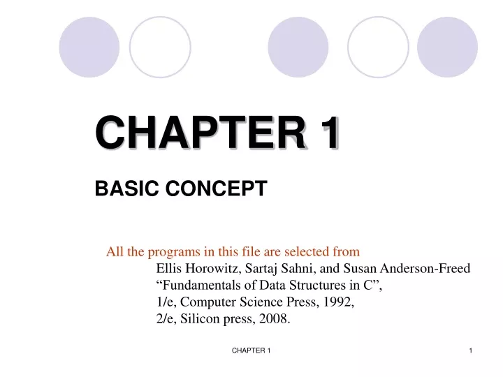 chapter 1 basic concept